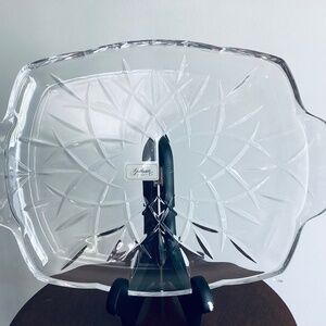 Gorham Lady Anne Crystal Serving Tray, Gorham Crystal, Elegant Crystal